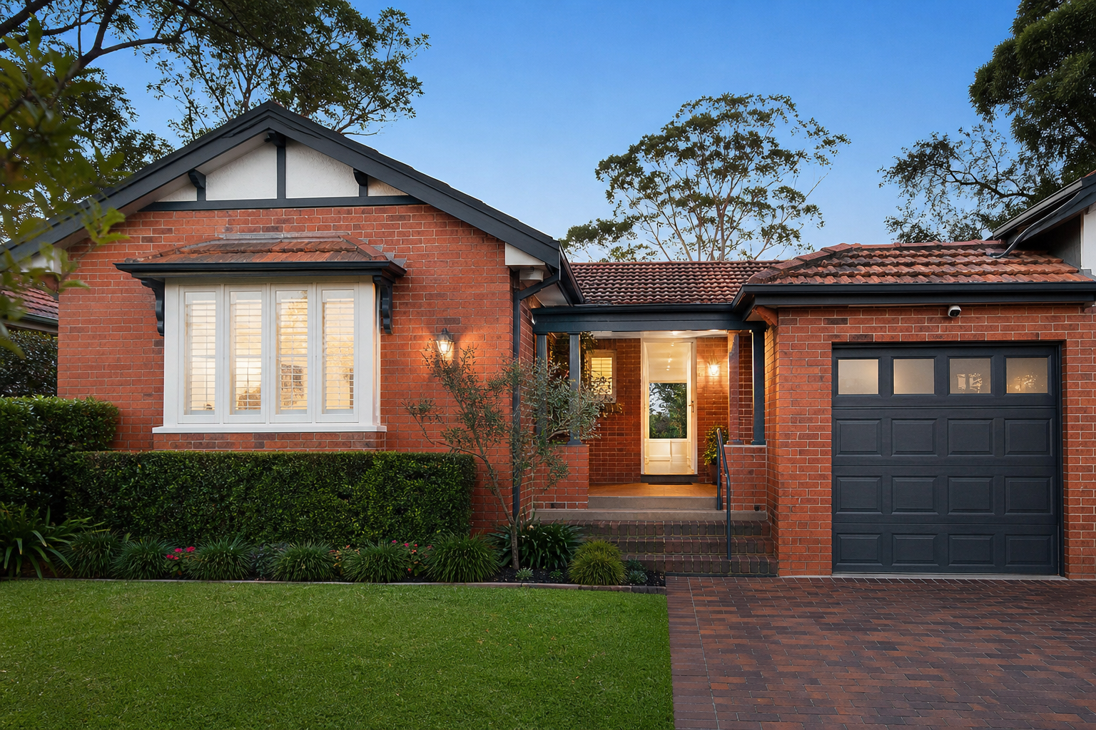 Four-bedroom brick dwelling on torrens lot