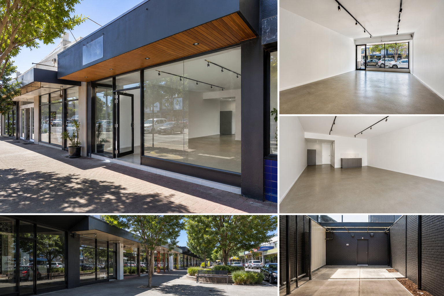 Ground-floor retail shopfront on North Shore strip