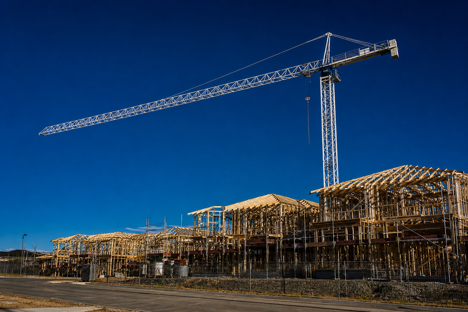 Active construction site