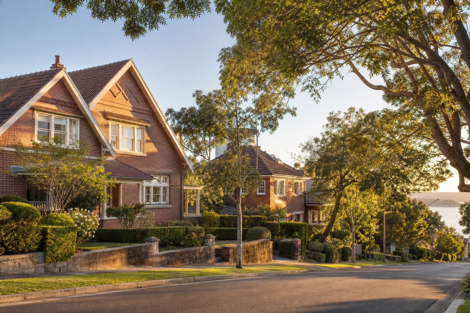 Established residential street in metropolitan NSW